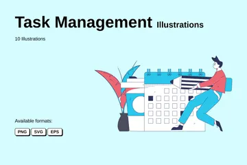 Aufgabenmanagement Illustrationspack
