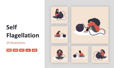 Autoflagellation Pack d'Illustrations