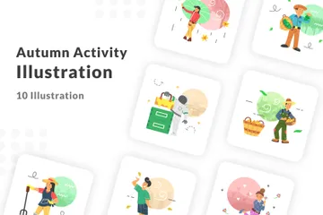 Autumn Activity Illustration Pack