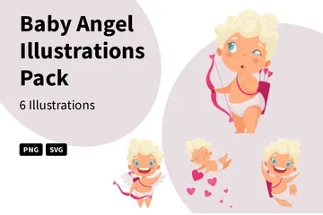 Baby Angel Illustration Pack
