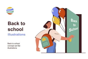 Back To School Illustration Pack