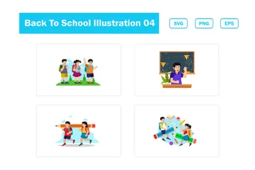 Back To School Illustration Pack