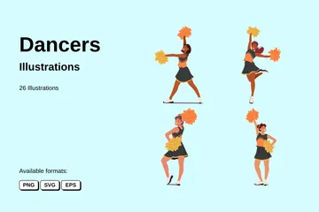 Bailarines Paquete de Ilustraciones