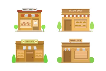 Bakery Shop Illustration Pack