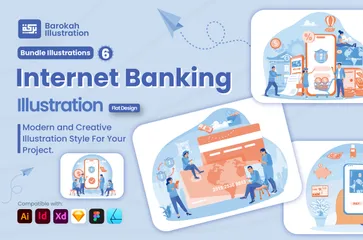 Banca por Internet 2 Illustration Pack