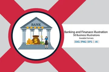 Banking And Finance Illustration Pack