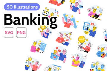 Banking Illustration Pack