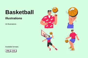 Basket-ball Pack d'Illustrations