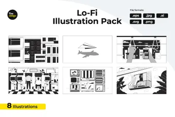 Lo Fi Pack d'Illustrations