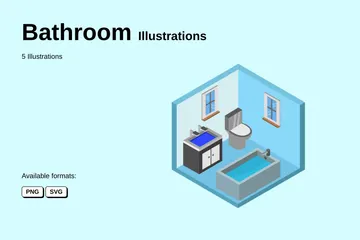 Bathroom Illustration Pack
