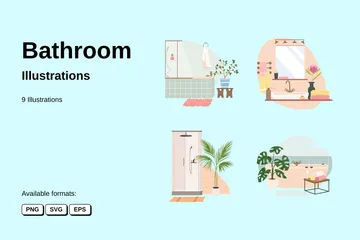 Bathroom Illustration Pack