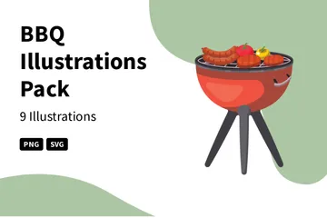 BBQ Illustration Pack