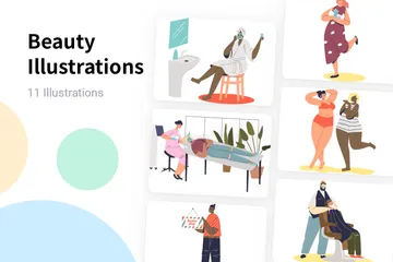 Beauté Pack d'Illustrations