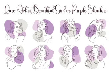 Beautiful Girl Illustration Pack