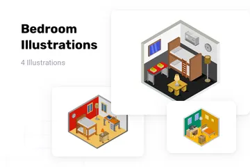 Bedroom Illustration Pack