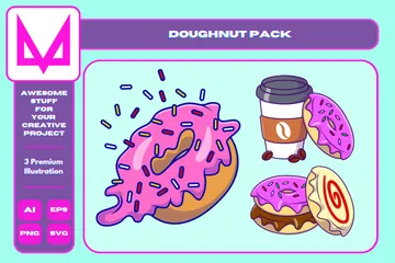 Donut Pack d'Illustrations