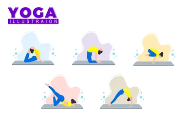 Best Yoga Illustration Pack