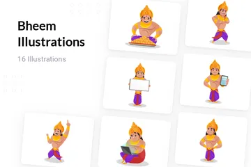 Bheem Illustration Pack