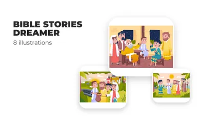 Bible Stories Dreamer Illustration Pack