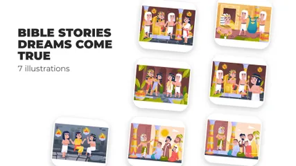 Bible Stories Dreams Illustration Pack