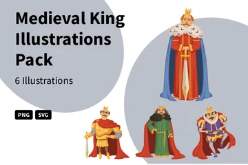 Medieval King Illustration Pack