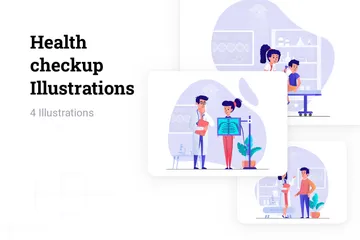 Bilan de santé Pack d'Illustrations