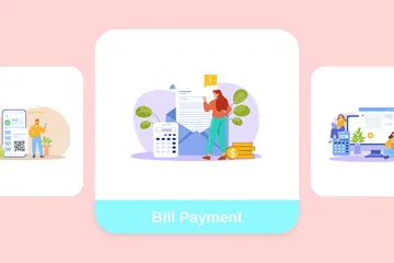 Bill Payment Illustration Pack