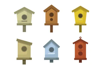 Bird House Illustration Pack