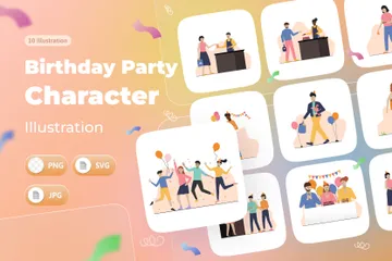 Birthday Illustration Pack