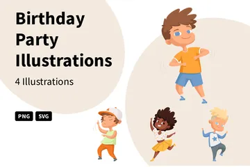 Birthday Party Illustration Pack