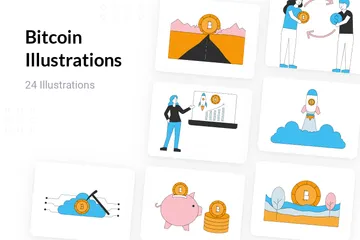 Bitcoin Illustrationspack