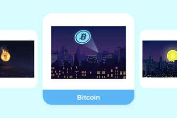 Bitcoin Illustration Pack