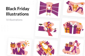 Black Friday Illustration Pack