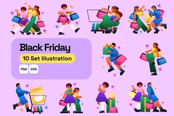 Black Friday Illustration Pack