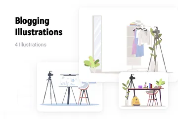 Blogging Illustration Pack