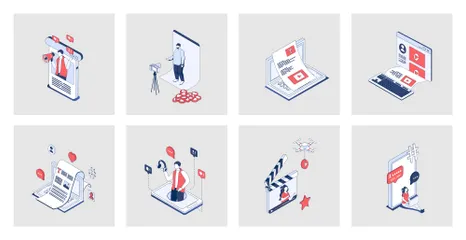 Blogging Illustration Pack