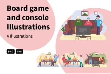 Board Game And Console Illustration Pack