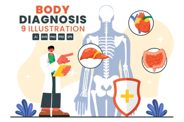 Body Diagnosis Illustration Pack