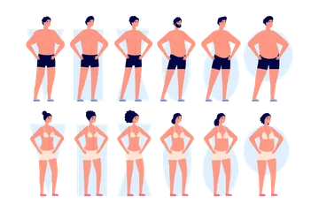 Body Types Illustration Pack