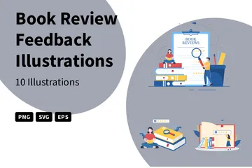 Book Review Feedback Illustration Pack