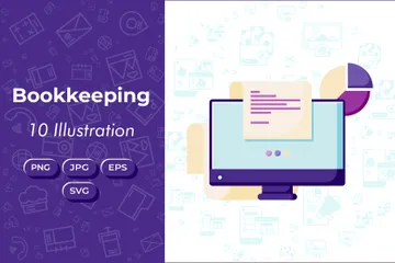 Bookkeeping Illustration Pack