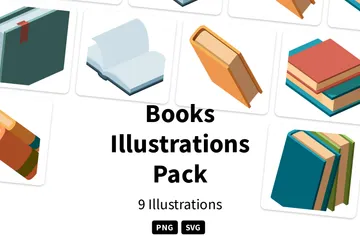 Books Illustration Pack