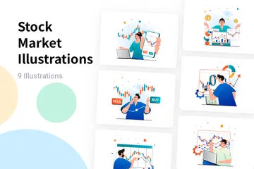 Bourse Illustration Pack