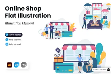 Magasin en ligne Pack d'Illustrations