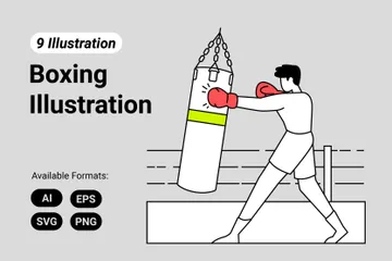 Boxe Pacote de Ilustrações