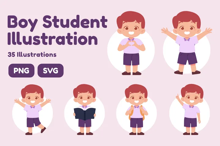 Graduation Illustration Pack - 10 Free Download People Illustrations 