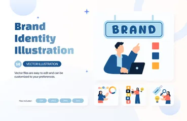 Brand Identity Illustration Pack