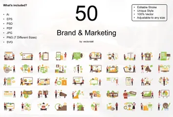 Brand & Marketing Illustration Pack