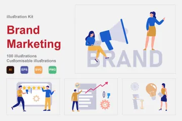 Brand Marketing Illustration Pack