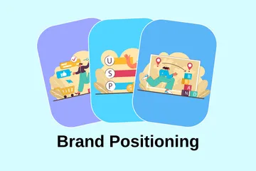 Brand Positioning Illustration Pack